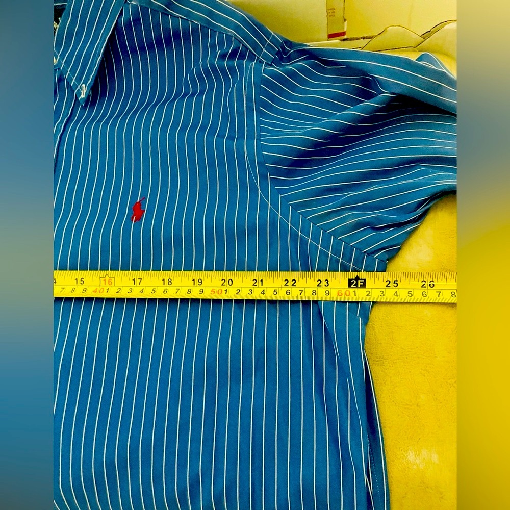 Polo by Ralph Lauren Blue Casual Button Down Shirt - Picture 11 of 11